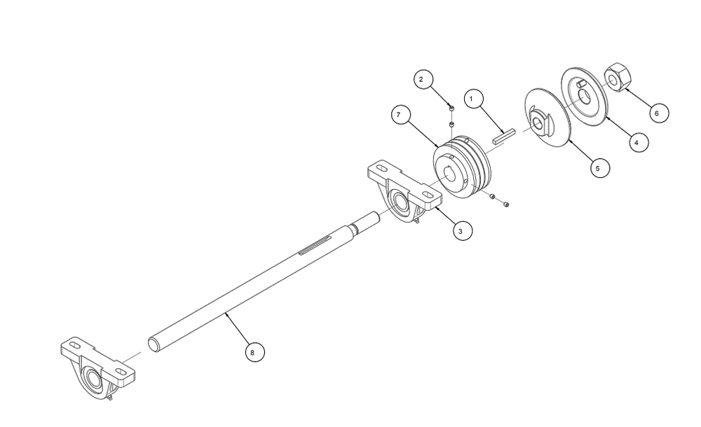 Section 05 Diagram and Parts List for MK-1605B 168099 MK Diamond Concrete Saw